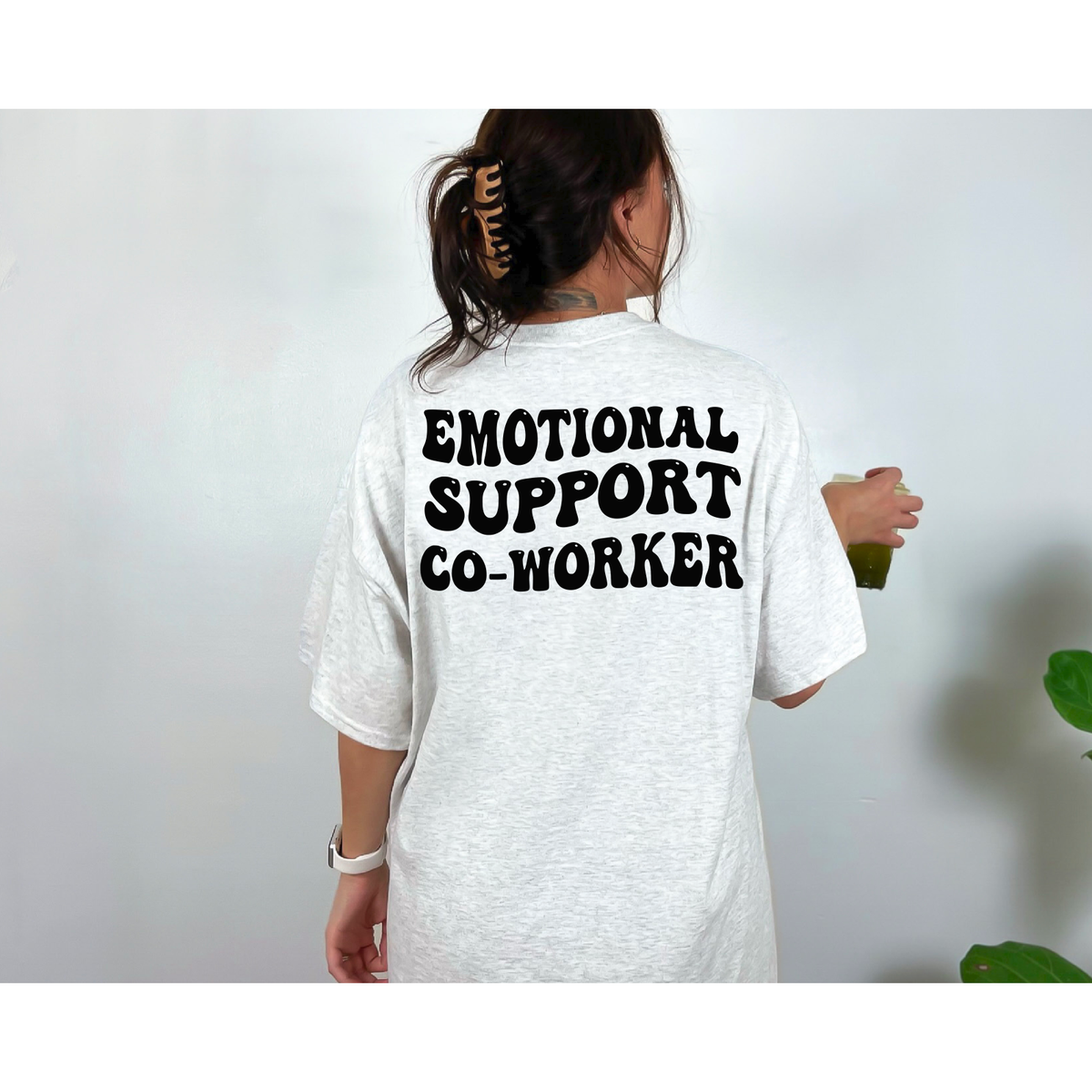 Emotional Support Co-Worker Tee or Sweatshirt