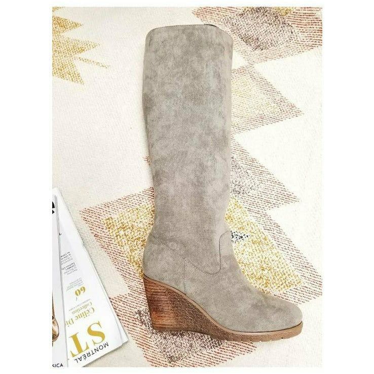 Nevaeh Suede Tall Boots  (  2 colors)