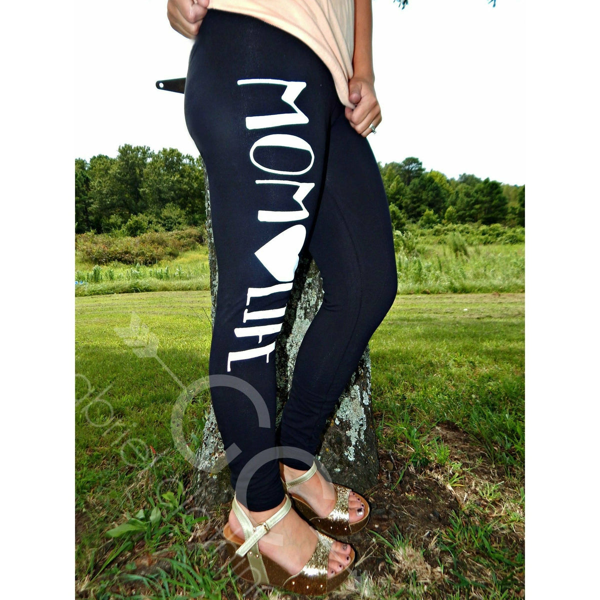 Comfy Mom Life Legging 1 pair (4 colors, not see through) - Gabriel Clothing Company