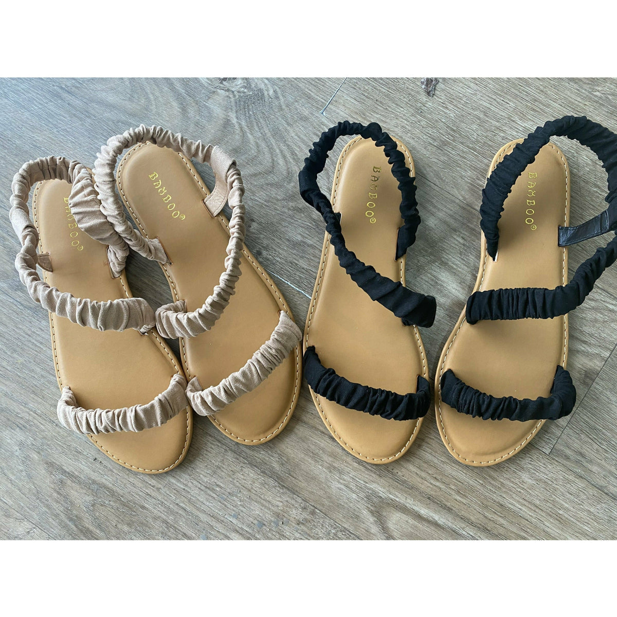 Slingback Open Toe Casual Sandal (2 colors)