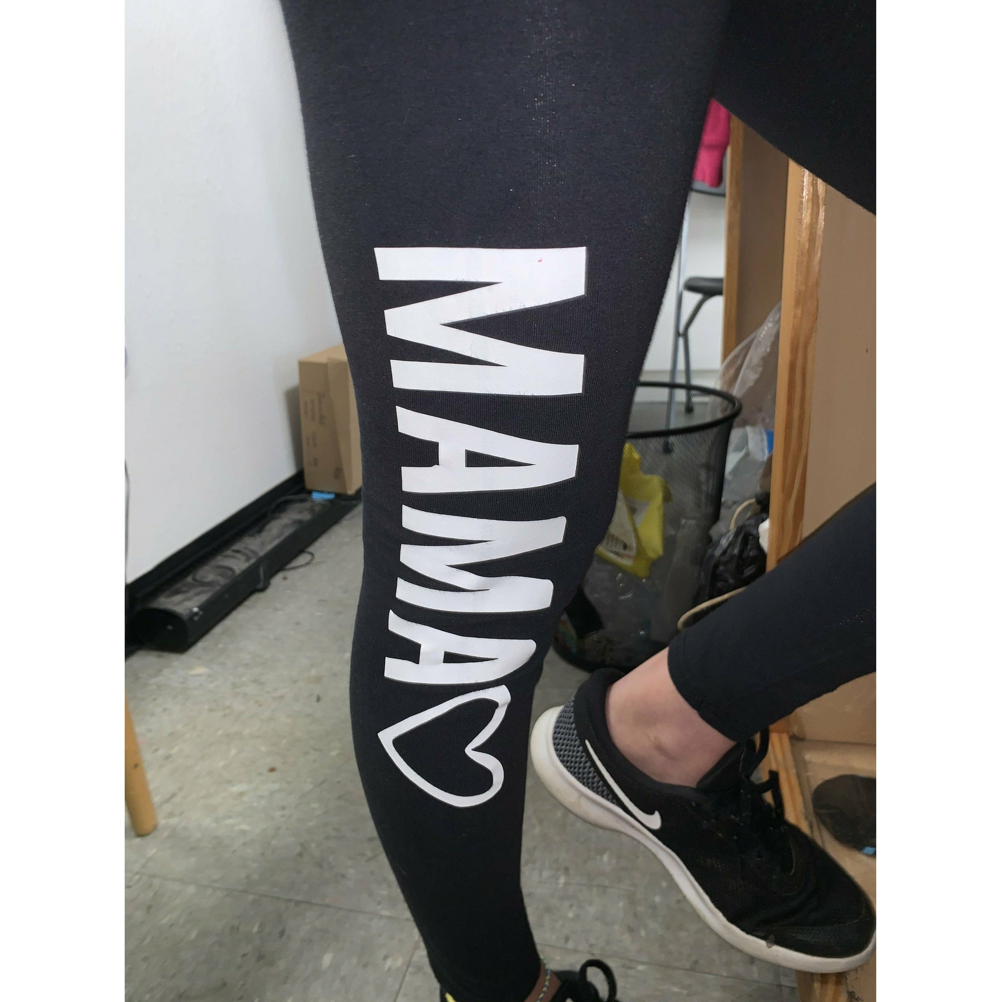 MAMA Leggings (7 colors, not see through) - Gabriel Clothing Company