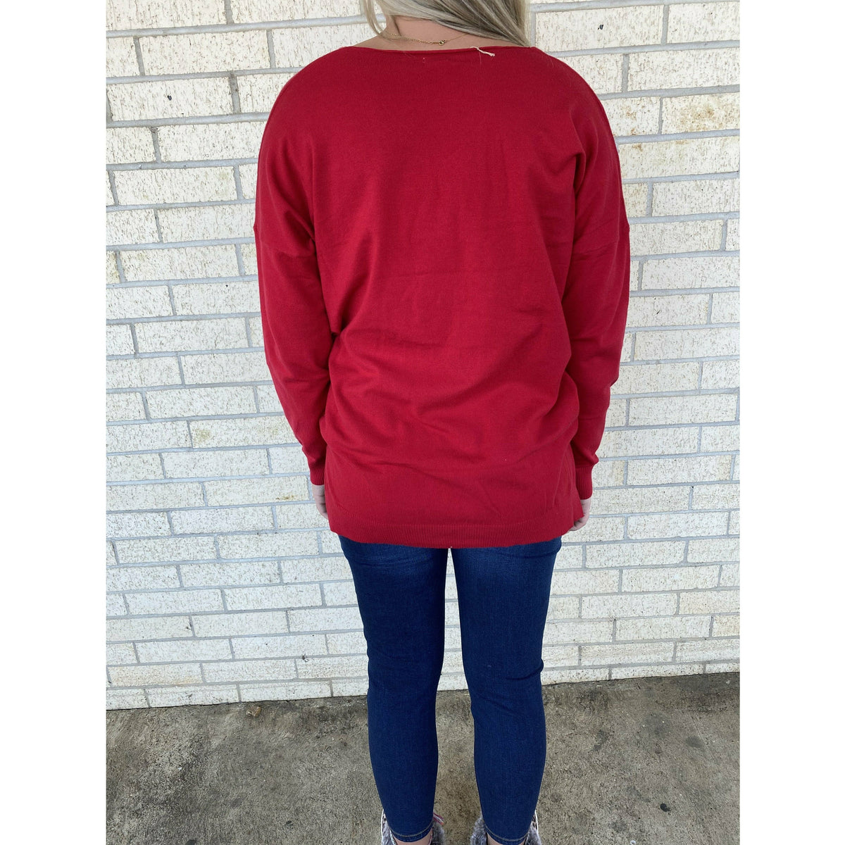Mena Red Sweater