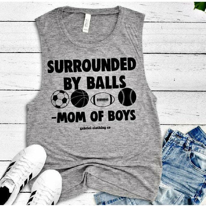 Surrounded by Balls Tank Top