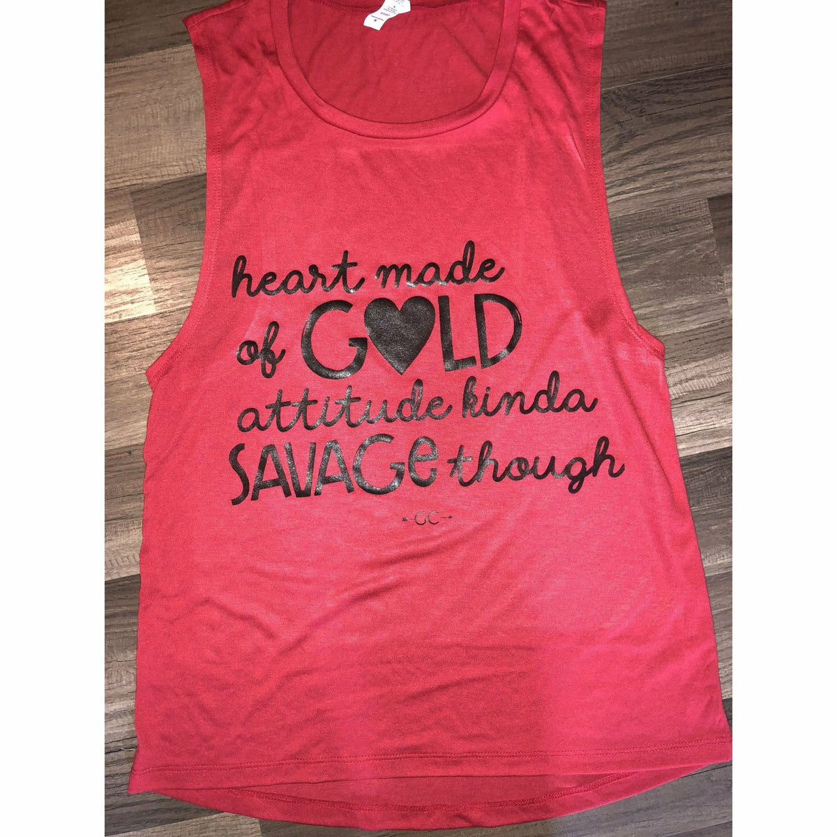 Heart Of Gold Tank top - Gabriel Clothing Company