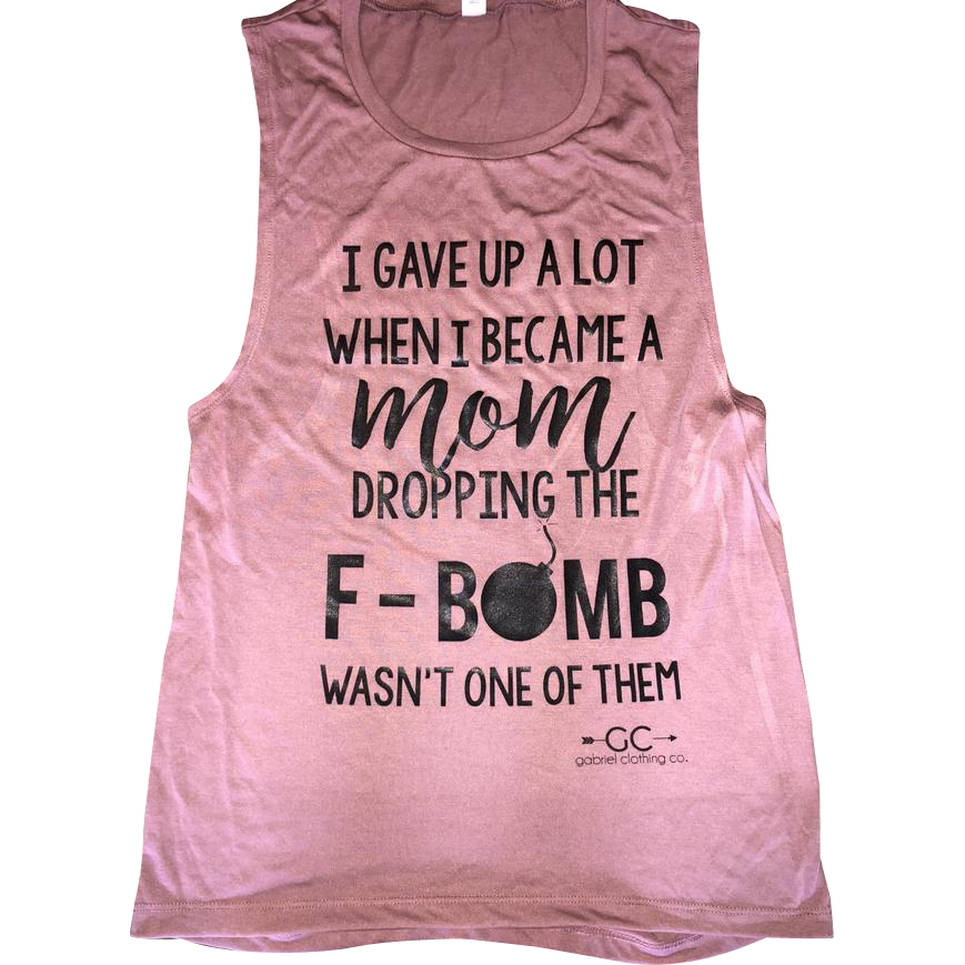 F BOMB Mom Tank - Gabriel Clothing Company